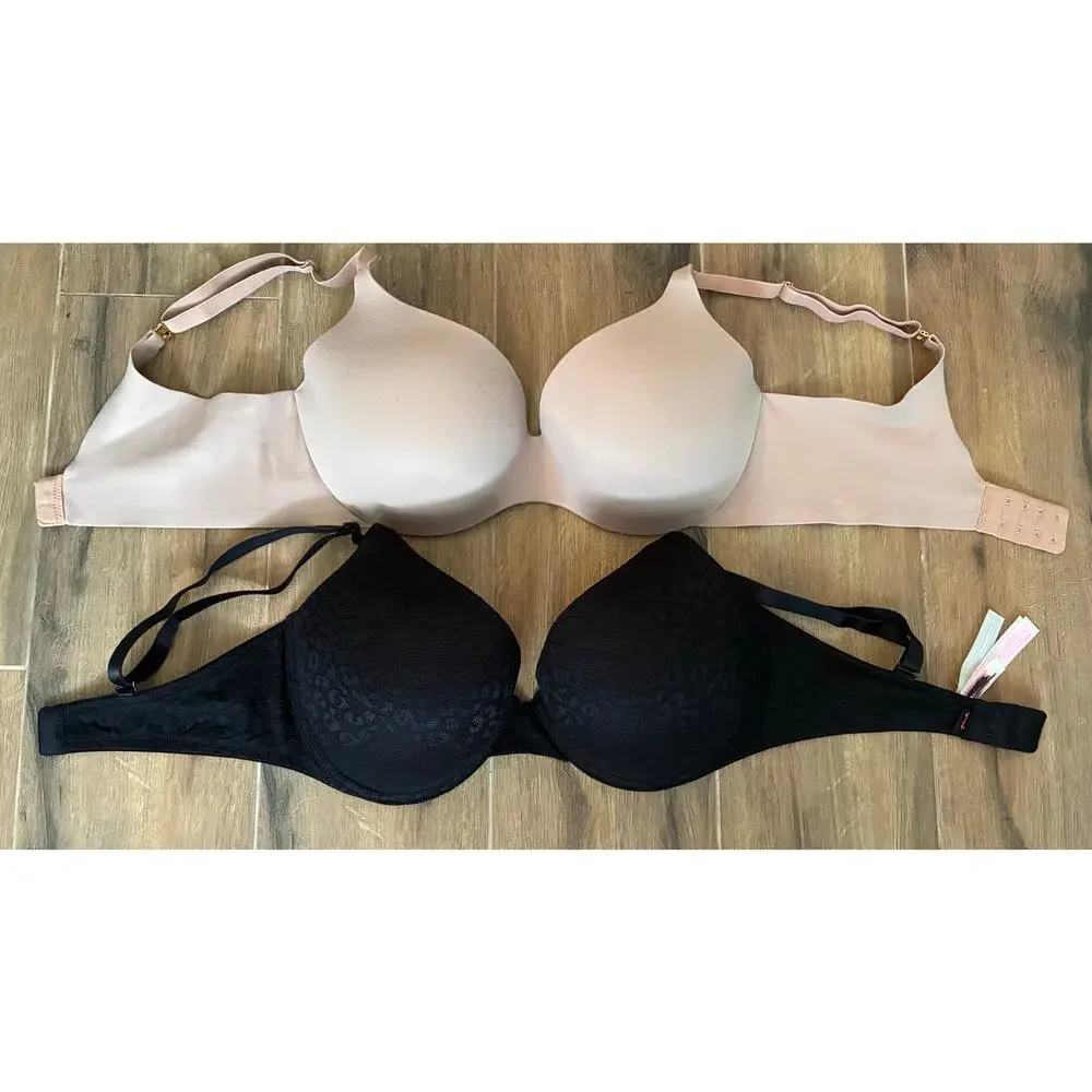 Victoria's Secret Incredible Bra 34DD Beige Lined